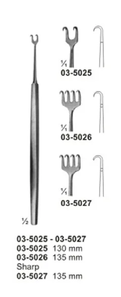 Fine Wound Retractors ( Dura - and Skin Retractors